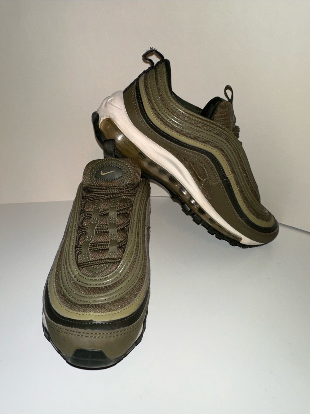Nike Olive Green Air Max 97 Sneakers